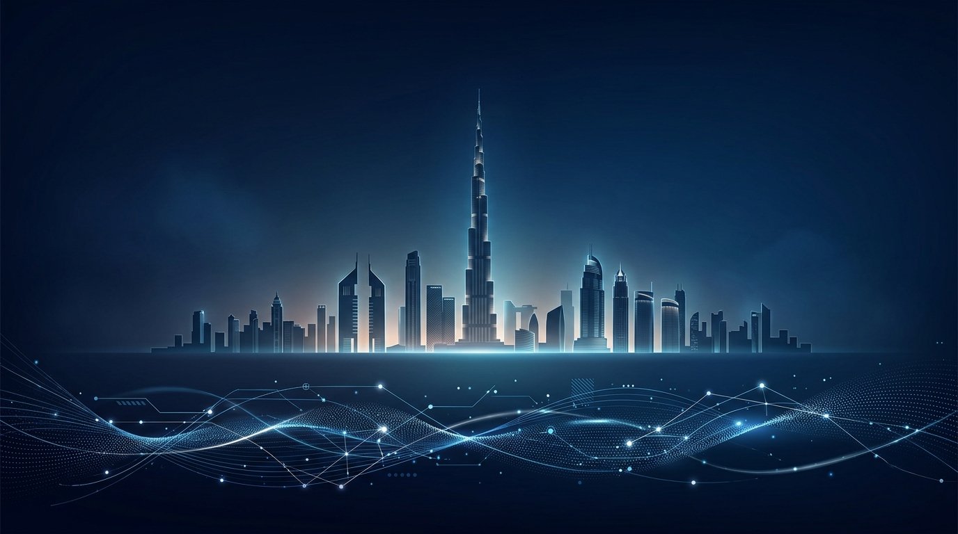 Dubai Skyline with Burj Khalifa